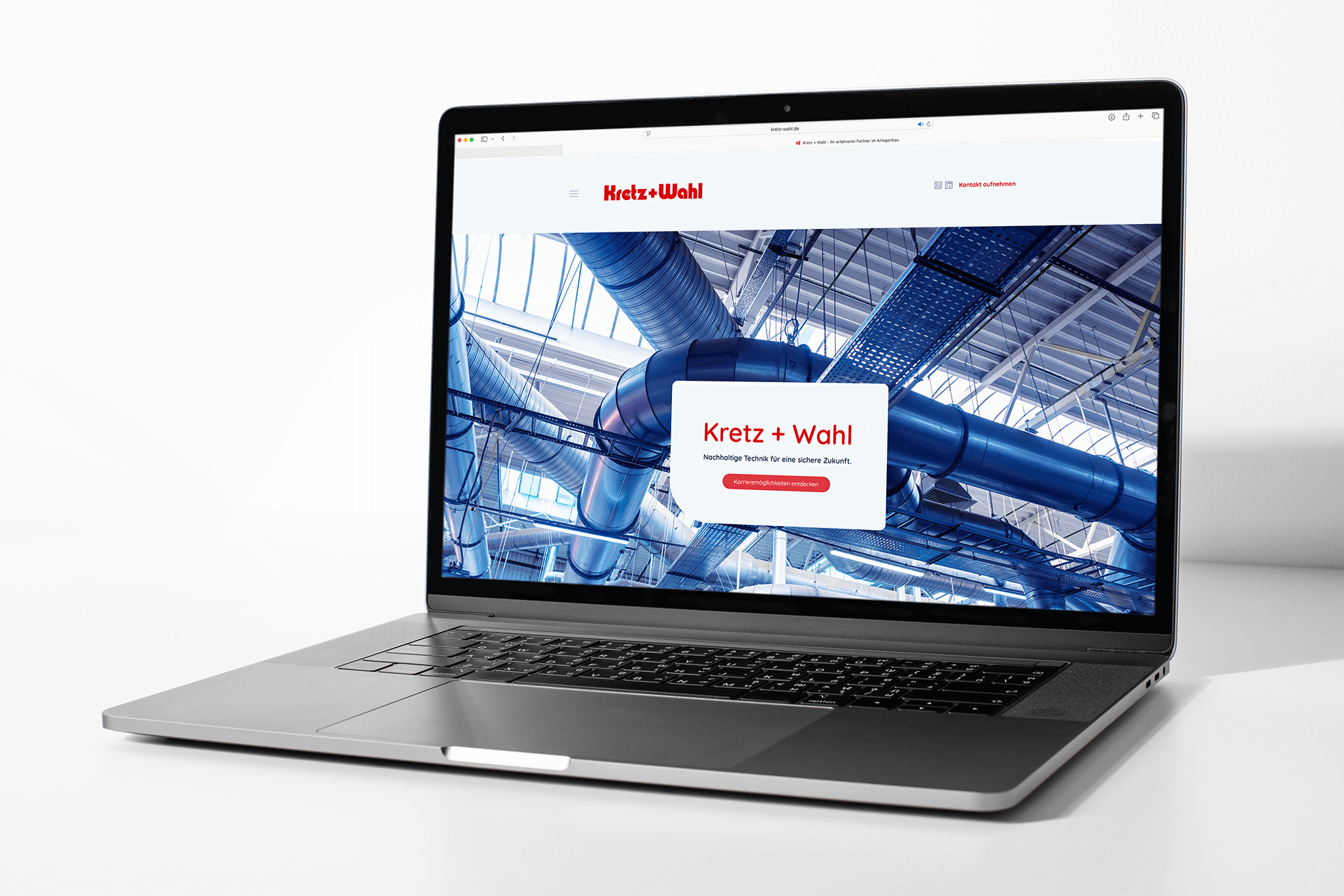 Kretz+Wahl Mockup Web