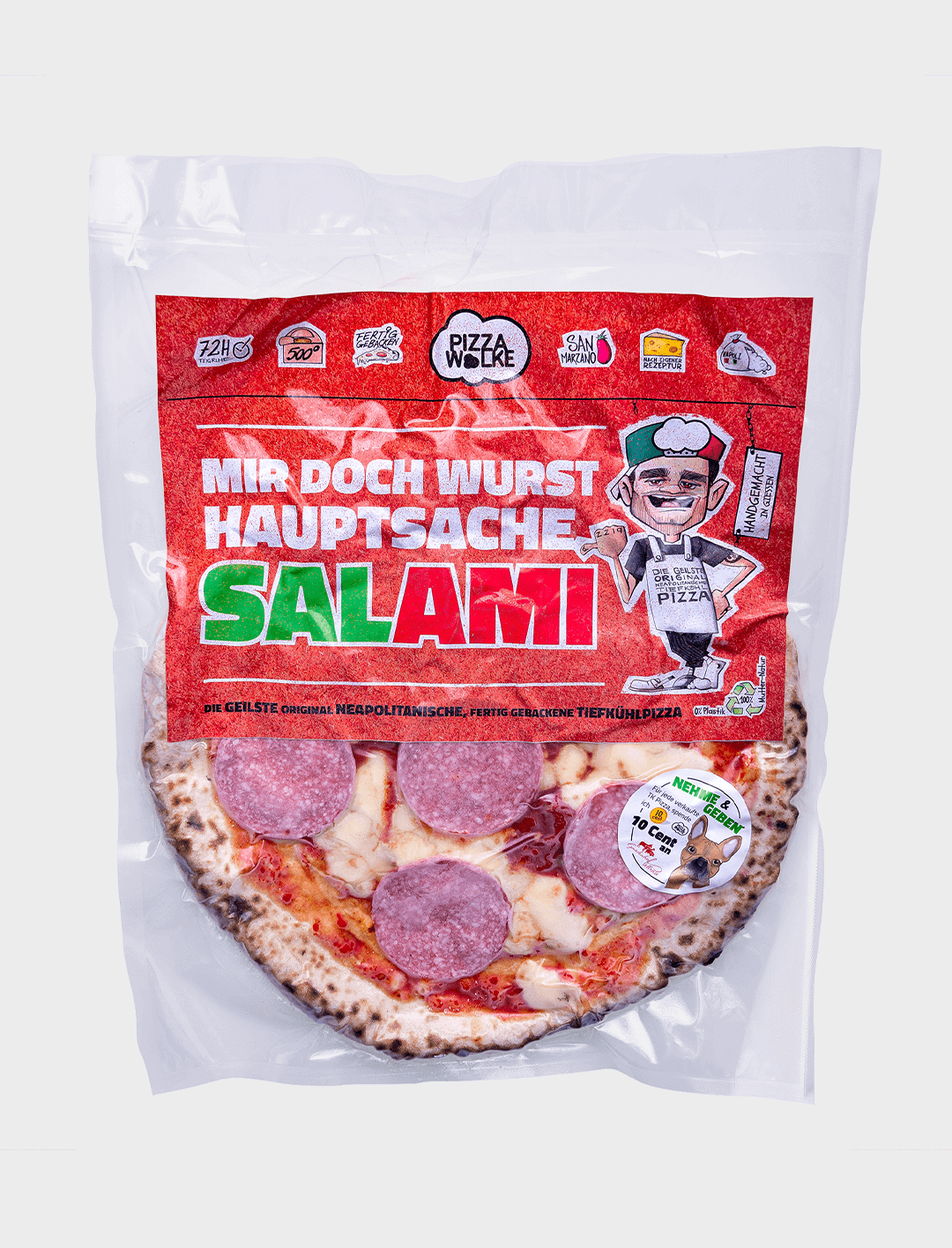 Pizza Wolke Salami